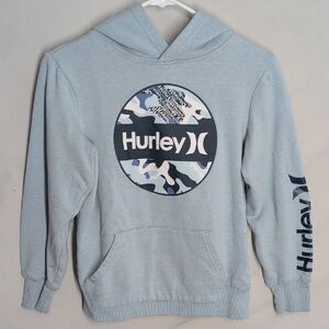 Hurley Blue Camo Logo Hoodie